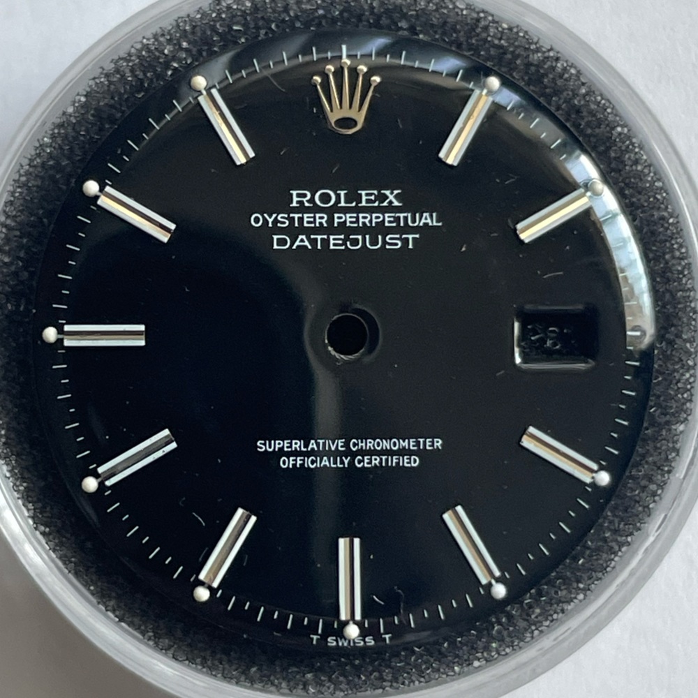 ROLEX DATEJUST black 28mm “Dial”only